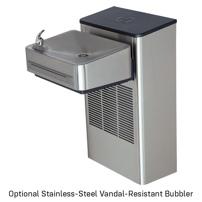 Haws 1201S | Wall Mount Indoor Stainless Steel Water Cooler | 8 GPH - BottleFillingStations.com