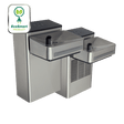 Haws 1202S | Hi - Lo Dual Station Wall Mount Water Cooler | 8.0 GPH - BottleFillingStations.com