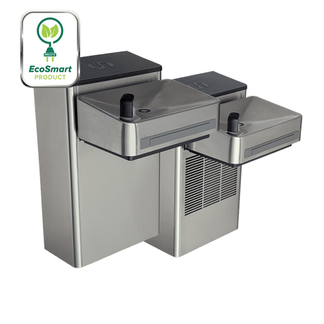 Haws 1202S | Hi - Lo Dual Station Wall Mount Water Cooler | 8.0 GPH - BottleFillingStations.com