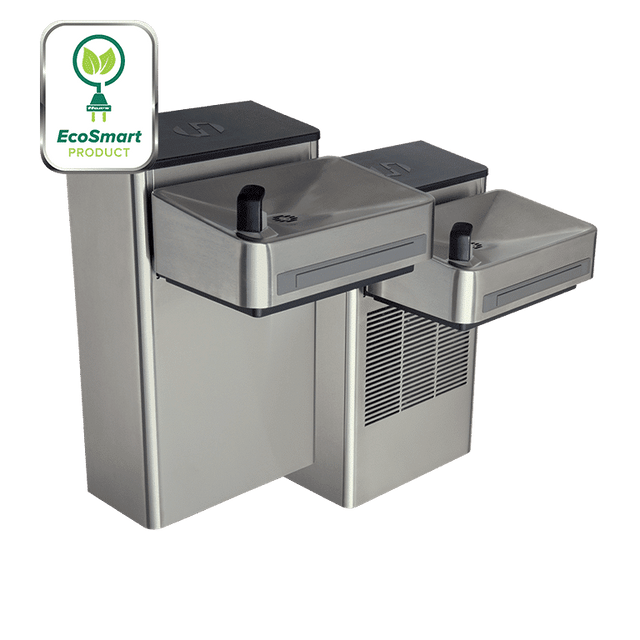 Haws 1202S | Hi - Lo Dual Station Wall Mount Water Cooler | 8.0 GPH - BottleFillingStations.com