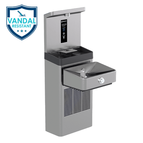 Haws 1211SFVN | Vandal Resistant Filtered Bottle Filling Station | 1.1 GPM - BottleFillingStations.com