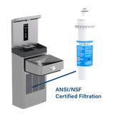 Haws 1211SFVN | Vandal Resistant Filtered Bottle Filling Station | 1.1 GPM - BottleFillingStations.com