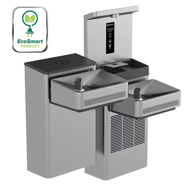 Haws 1212S | Hi - Lo Wall Mount Water Cooler & Bottle Filler | 8.0 GPH - BottleFillingStations.com