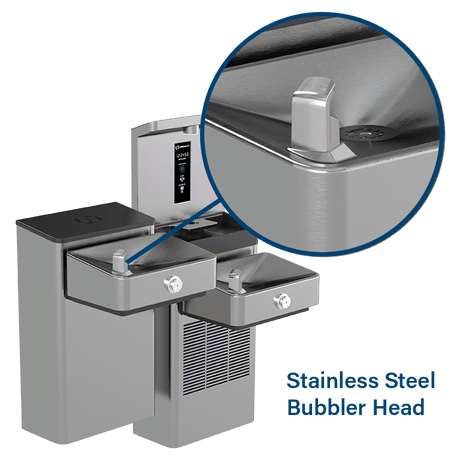 Haws 1212SFV | Vandal - Resistant Filtered Bottle Filling Station & Fountain | 8.0 GPH - BottleFillingStations.com
