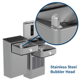 Haws 1212SVN | Hi - Lo Vandal Resistant Bottle Filling Station & Fountain | 1.1 GPM - BottleFillingStations.com