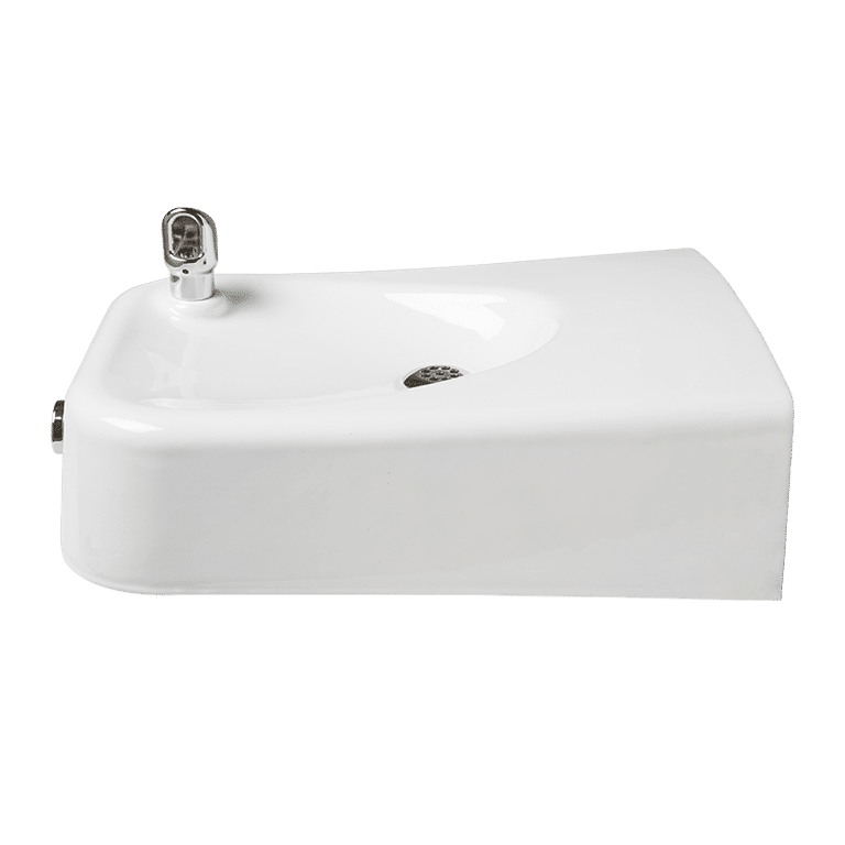 Haws 1311 | Vandal - Resistant Enameled Iron Drinking Fountain | 0.45 GPM - BottleFillingStations.com