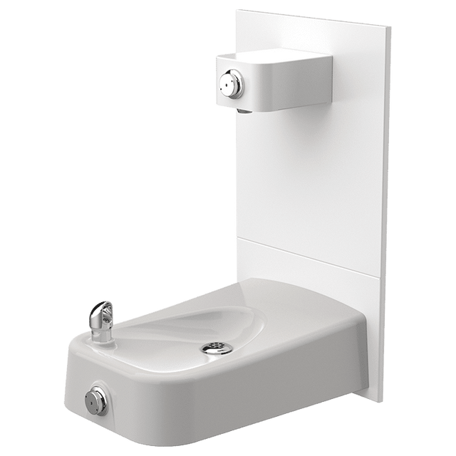 Haws 1311P | Vandal - Resistant Wall Fountain & Bottle Filler | 1 GPM - BottleFillingStations.com