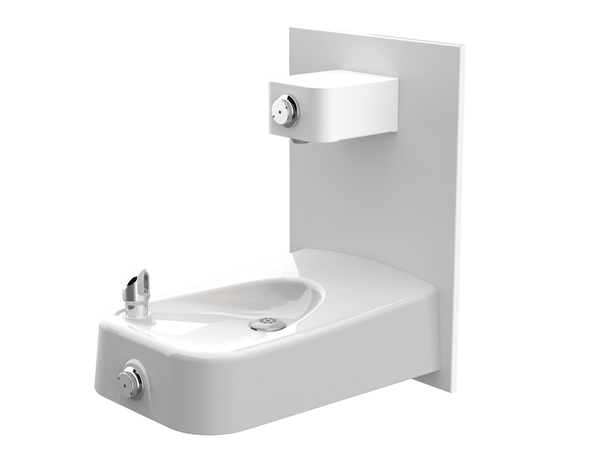Haws 1311PCH | Child Height Vandal - Resistant Fountain & Bottle Filler | 1 GPM - BottleFillingStations.com