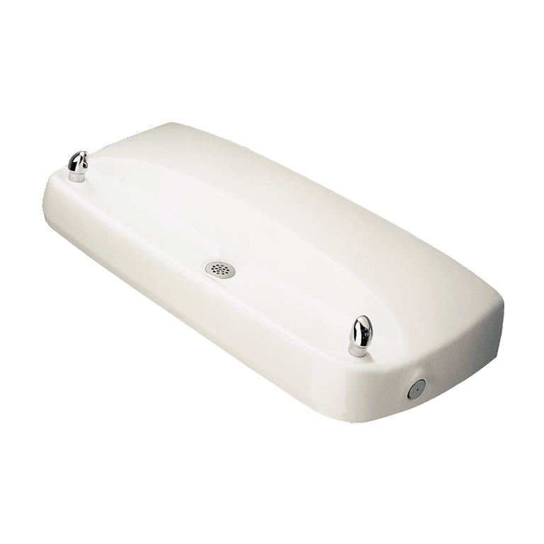 Haws 1431 | Barrier Free Vandal - Resistant Enameled Iron Wall Fountain | 0.45 GPM - BottleFillingStations.com