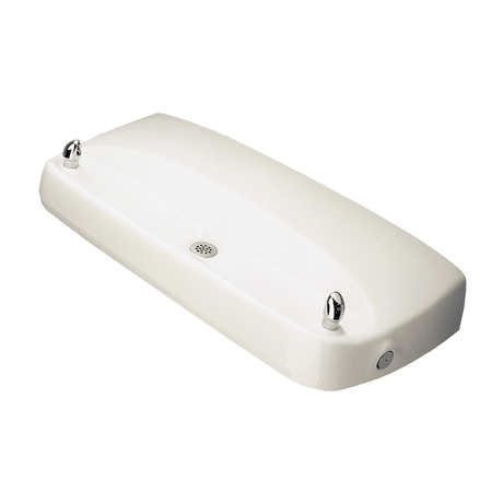 Haws 1431 | Barrier Free Vandal - Resistant Enameled Iron Wall Fountain | 0.45 GPM - BottleFillingStations.com