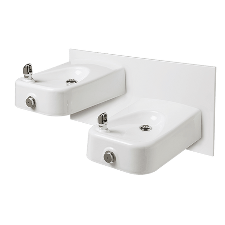 Haws 1501 | Vandal - Resistant Enameled Iron Wall Mount Fountain | 0.45 GPM - BottleFillingStations.com