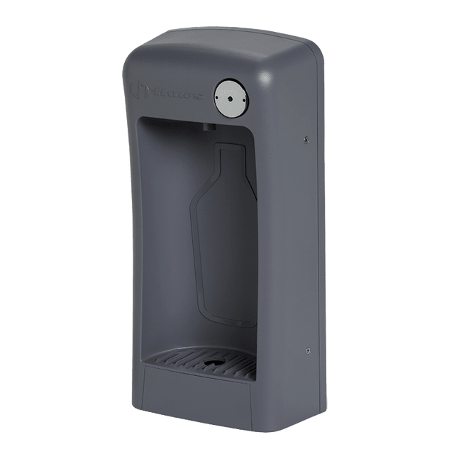 Haws 1900 | Wall - Mounted Bottle Filling Station | Medium Grey ABS - BottleFillingStations.com