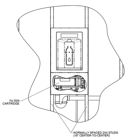 Haws 2000HS | RIVIVE® Recessed Bottle Filling Station | 1.2 GPM - BottleFillingStations.com