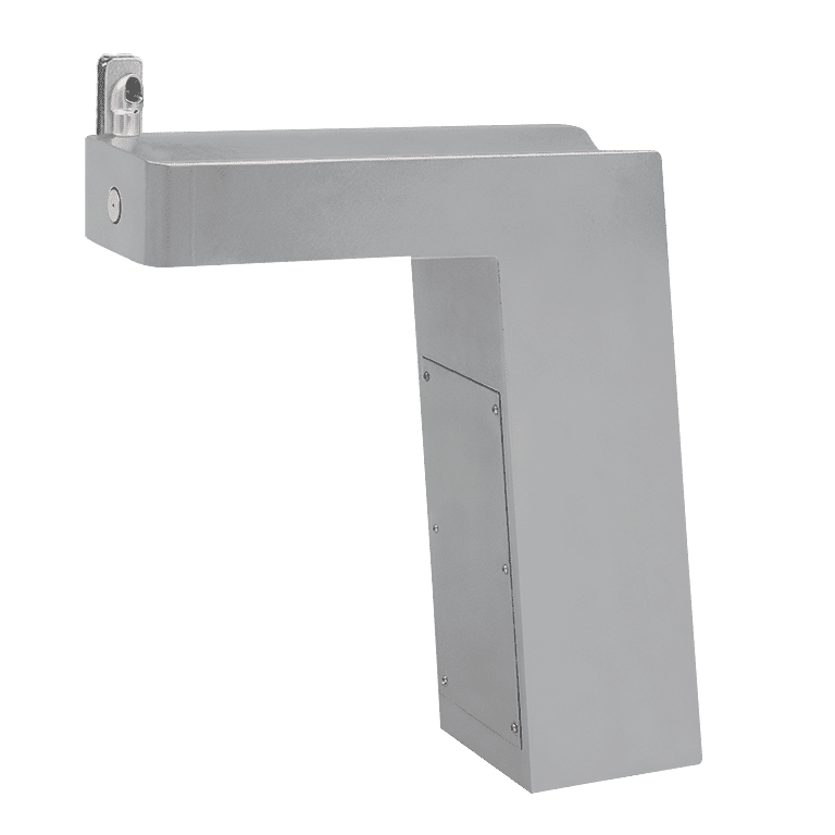 Haws 3202 | Outdoor Steel Pedestal Drinking Fountain | 0.45 GPM - BottleFillingStations.com