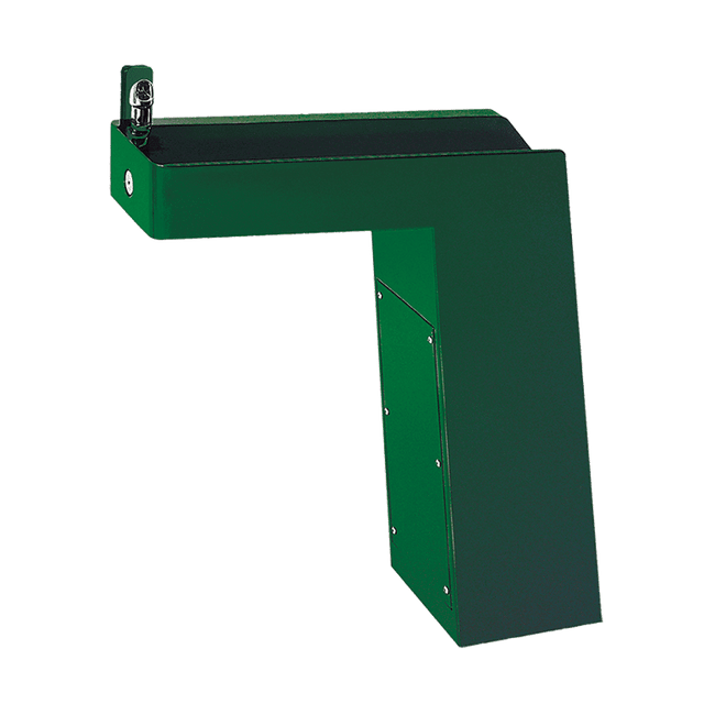 Haws 3202 | Outdoor Steel Pedestal Drinking Fountain | 0.45 GPM - BottleFillingStations.com