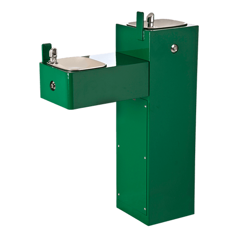 Haws 3300FR | Freeze - Resistant Outdoor Pedestal Fountain | 0.45 GPM - BottleFillingStations.com