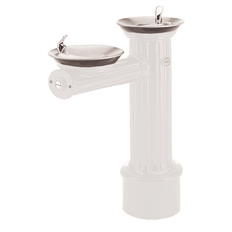 Haws 3511 | Vandal - Resistant Antique Pedestal Fountain | 0.45 GPM - BottleFillingStations.com