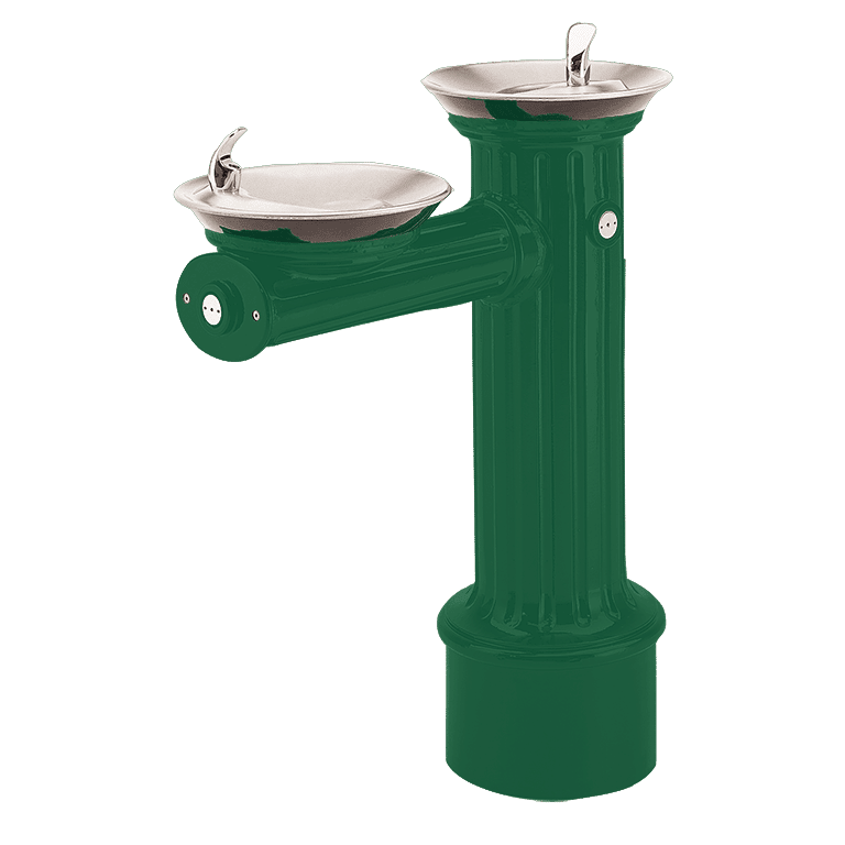 Haws 3511 | Vandal - Resistant Antique Pedestal Fountain | 0.45 GPM - BottleFillingStations.com