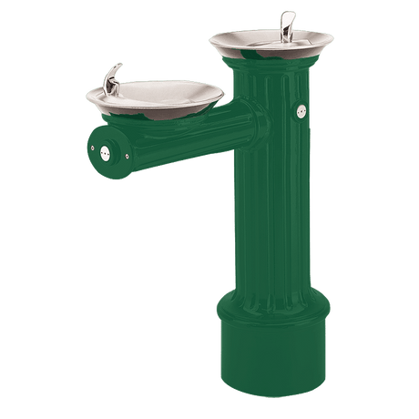 Haws 3511 | Vandal - Resistant Antique Pedestal Fountain | 0.45 GPM - BottleFillingStations.com
