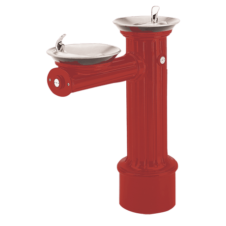 Haws 3511 | Vandal - Resistant Antique Pedestal Fountain | 0.45 GPM - BottleFillingStations.com