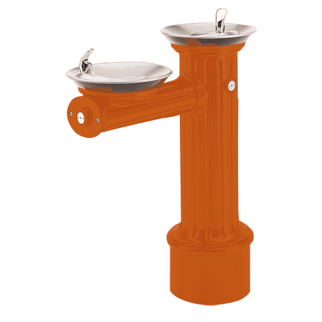 Haws 3511 | Vandal - Resistant Antique Pedestal Fountain | 0.45 GPM - BottleFillingStations.com