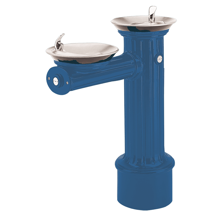 Haws 3511 | Vandal - Resistant Antique Pedestal Fountain | 0.45 GPM - BottleFillingStations.com