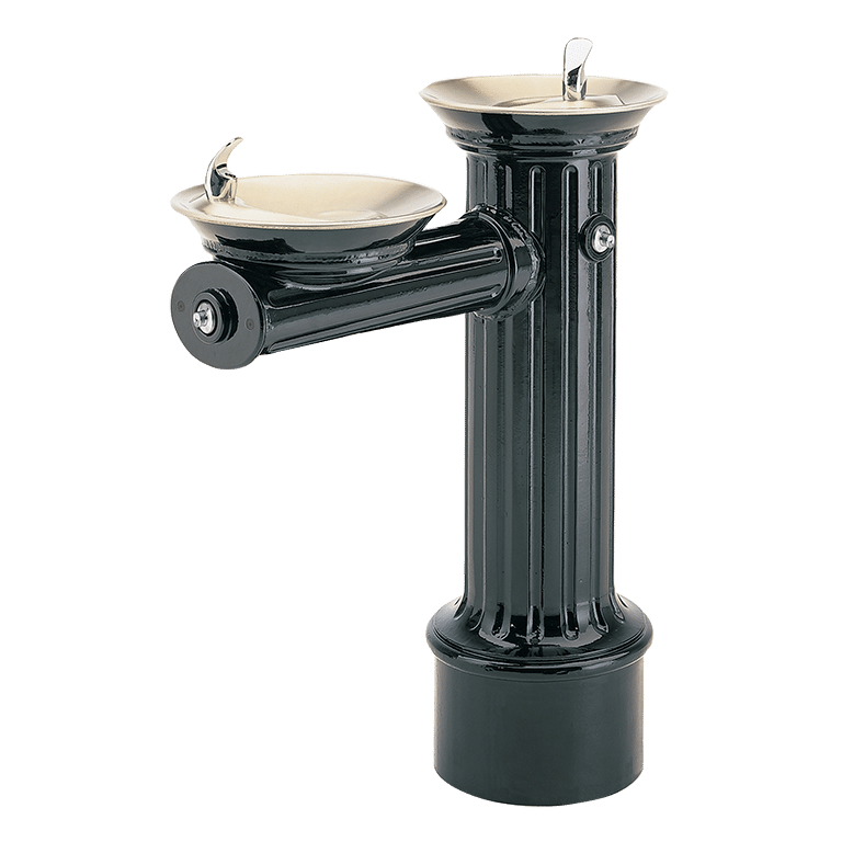 Haws 3511FR | Freeze - Resistant Antique Outdoor Fountain | Dual - Basin - BottleFillingStations.com