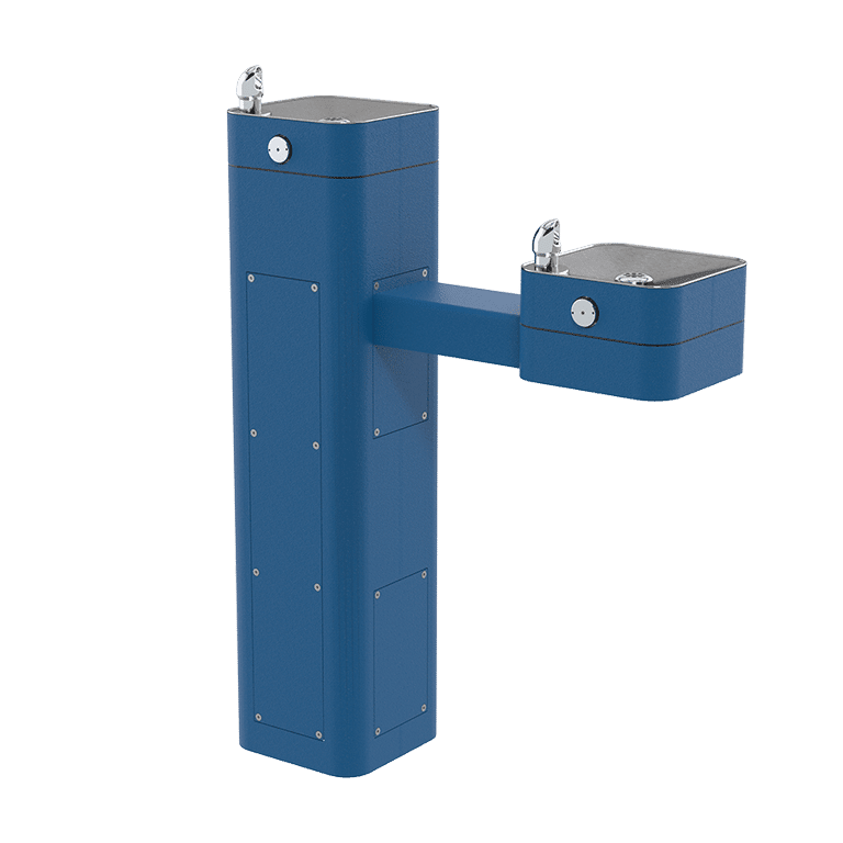 Haws 3602 | Vandal - Resistant Stainless Steel Pedestal Fountain | 0.45 GPM - BottleFillingStations.com