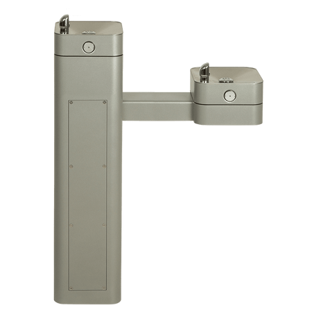 Haws 3602 | Vandal - Resistant Stainless Steel Pedestal Fountain | 0.45 GPM - BottleFillingStations.com