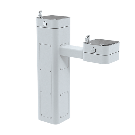 Haws 3602 | Vandal - Resistant Stainless Steel Pedestal Fountain | 0.45 GPM - BottleFillingStations.com