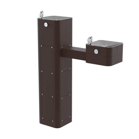 Haws 3602 | Vandal - Resistant Stainless Steel Pedestal Fountain | 0.45 GPM - BottleFillingStations.com