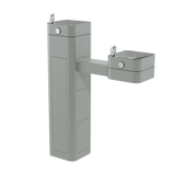 Haws 3602F | Vandal - Resistant Filtered Outdoor Pedestal Fountain | 3,000 Gal. - BottleFillingStations.com