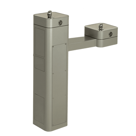 Haws 3602FR | Outdoor Freeze - Resistant Vandal - Resistant Fountain | 0.45 GPM - BottleFillingStations.com