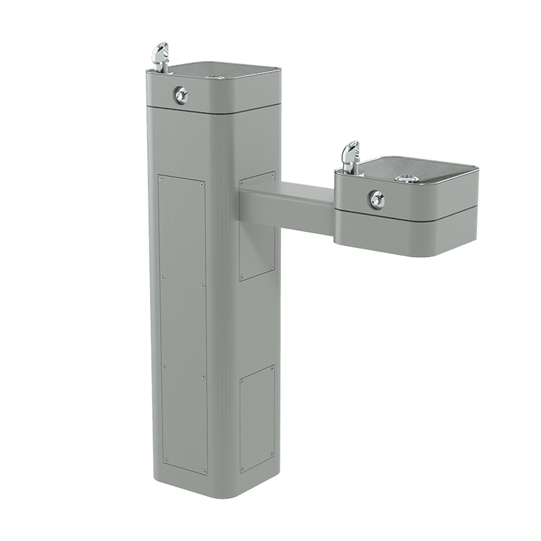 Haws 3602FR | Outdoor Freeze - Resistant Vandal - Resistant Fountain | 0.45 GPM - BottleFillingStations.com