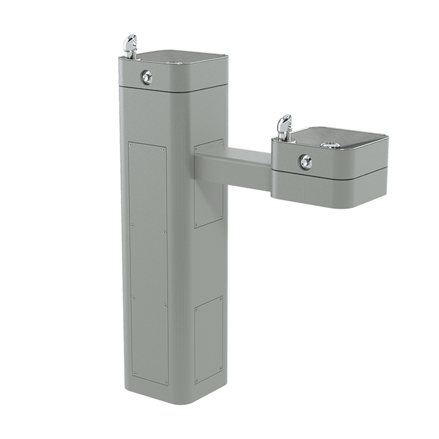 Haws 3602FR | Outdoor Freeze - Resistant Vandal - Resistant Fountain | 0.45 GPM - BottleFillingStations.com