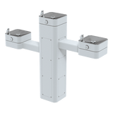 Haws 3603 | Vandal - Resistant Outdoor Stainless Steel Pedestal Fountain | 0.45 GPM - BottleFillingStations.com