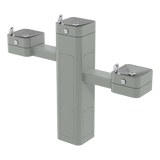 Haws 3603 | Vandal - Resistant Outdoor Stainless Steel Pedestal Fountain | 0.45 GPM - BottleFillingStations.com