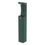 Haws 3610 | Outdoor Vandal - Resistant Pedestal Bottle Filler | 1 GPM - BottleFillingStations.com