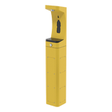 Haws 3610 | Outdoor Vandal - Resistant Pedestal Bottle Filler | 1 GPM - BottleFillingStations.com