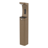 Haws 3610 | Outdoor Vandal - Resistant Pedestal Bottle Filler | 1 GPM - BottleFillingStations.com