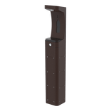 Haws 3610 | Outdoor Vandal - Resistant Pedestal Bottle Filler | 1 GPM - BottleFillingStations.com