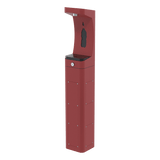 Haws 3610 | Outdoor Vandal - Resistant Pedestal Bottle Filler | 1 GPM - BottleFillingStations.com