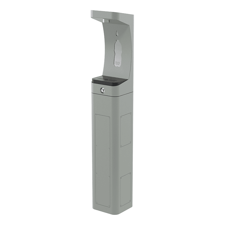 Haws 3610FR | Outdoor Freeze - Resistant Pedestal Bottle Filler | 1 GPM - BottleFillingStations.com