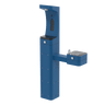 Haws 3611 | Vandal - Resistant Outdoor Pedestal Bottle Filler & Fountain | 1 GPM - BottleFillingStations.com