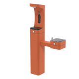 Haws 3611 | Vandal - Resistant Outdoor Pedestal Bottle Filler & Fountain | 1 GPM - BottleFillingStations.com