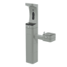 Haws 3611 | Vandal - Resistant Outdoor Pedestal Bottle Filler & Fountain | 1 GPM - BottleFillingStations.com