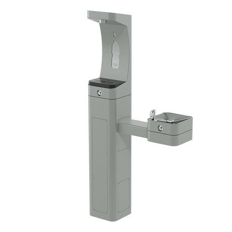 Haws 3611FR | Vandal - Resistant Freeze - Resistant Bottle Filler & Fountain | 1 GPM - BottleFillingStations.com