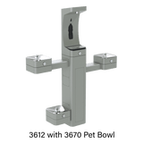 Haws 3612 | Vandal - Resistant Outdoor Bottle Filler & Drinking Fountain | 1 GPM - BottleFillingStations.com