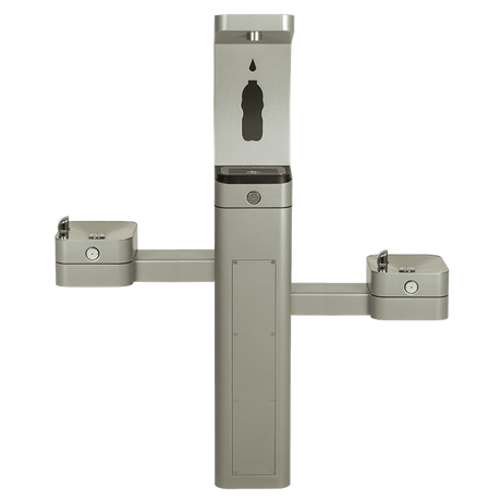 Haws 3612 | Vandal - Resistant Outdoor Bottle Filler & Drinking Fountain | 1 GPM - BottleFillingStations.com