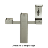 Haws 3612 | Vandal - Resistant Outdoor Bottle Filler & Drinking Fountain | 1 GPM - BottleFillingStations.com